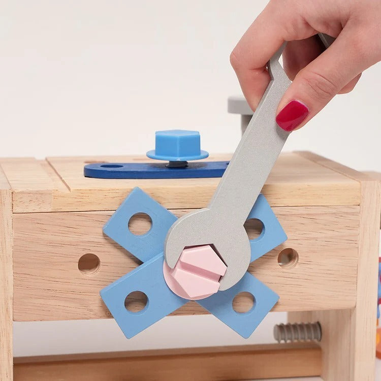 Montessori-Werkstatt aus Holz