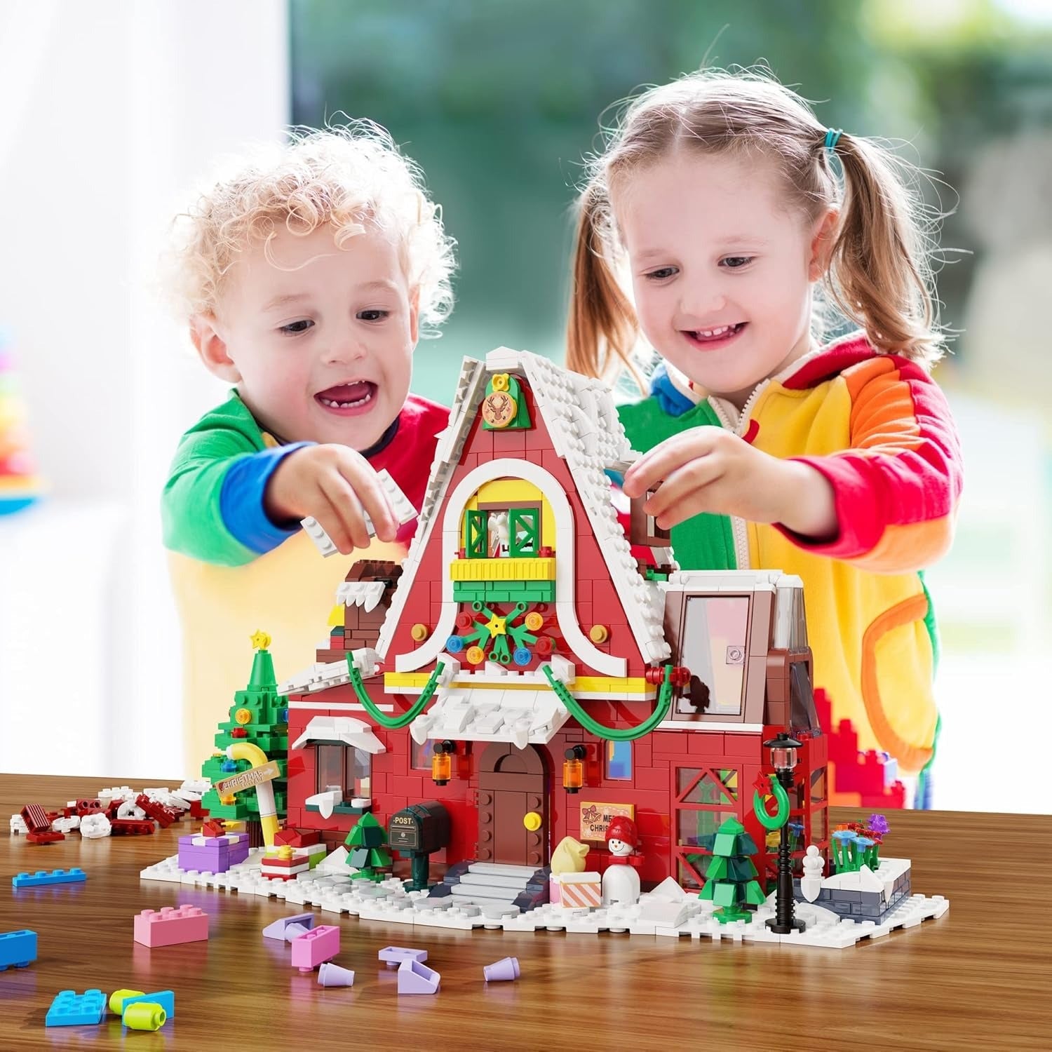 Montessori-Weihnachtshaus