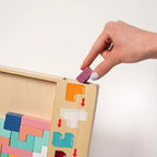 Tetris Montessori aus Holz