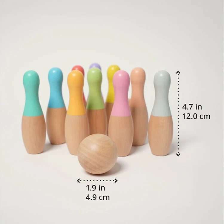 Montessori-Bowlingspiel