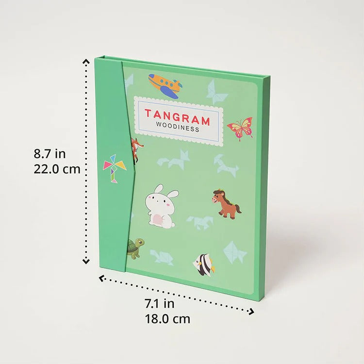 Magnetisches Tangram-Montessori-Buch
