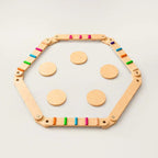 Montessori-Balancebalken und -Steine