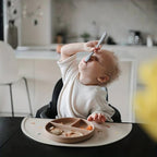 Montessori-Geschirrset aus Silikon für Babys