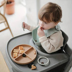 Montessori-Geschirrset aus Silikon für Babys