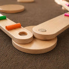 Montessori-Balancebalken und -Steine