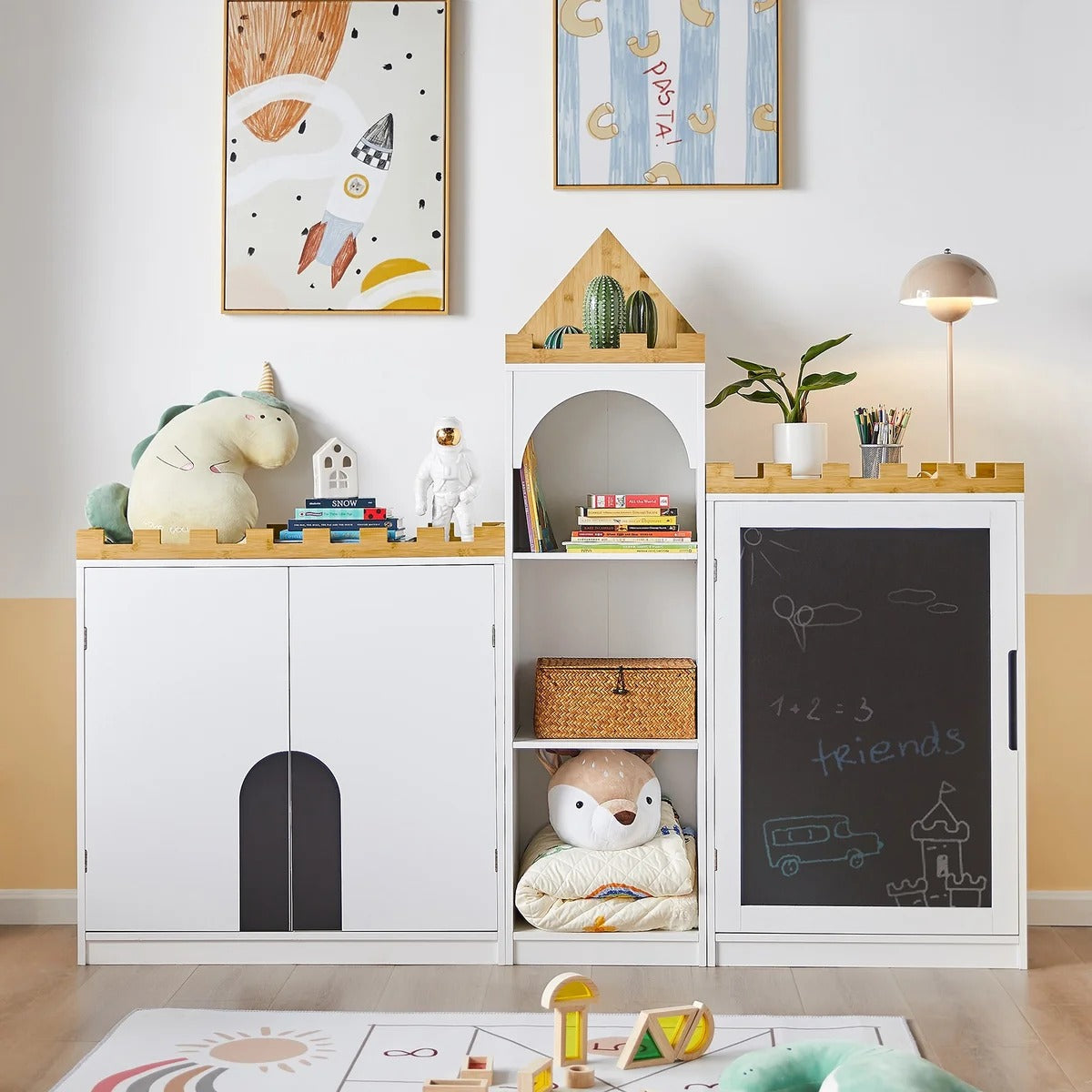 Montessori Kreativtafel Schloss
