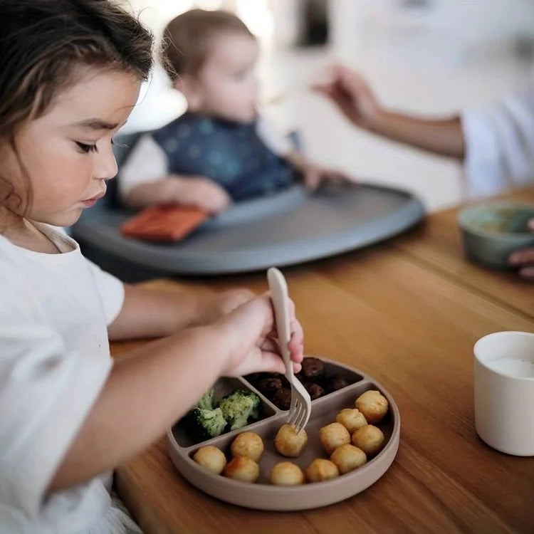 Montessori-Geschirrset aus Silikon für Babys