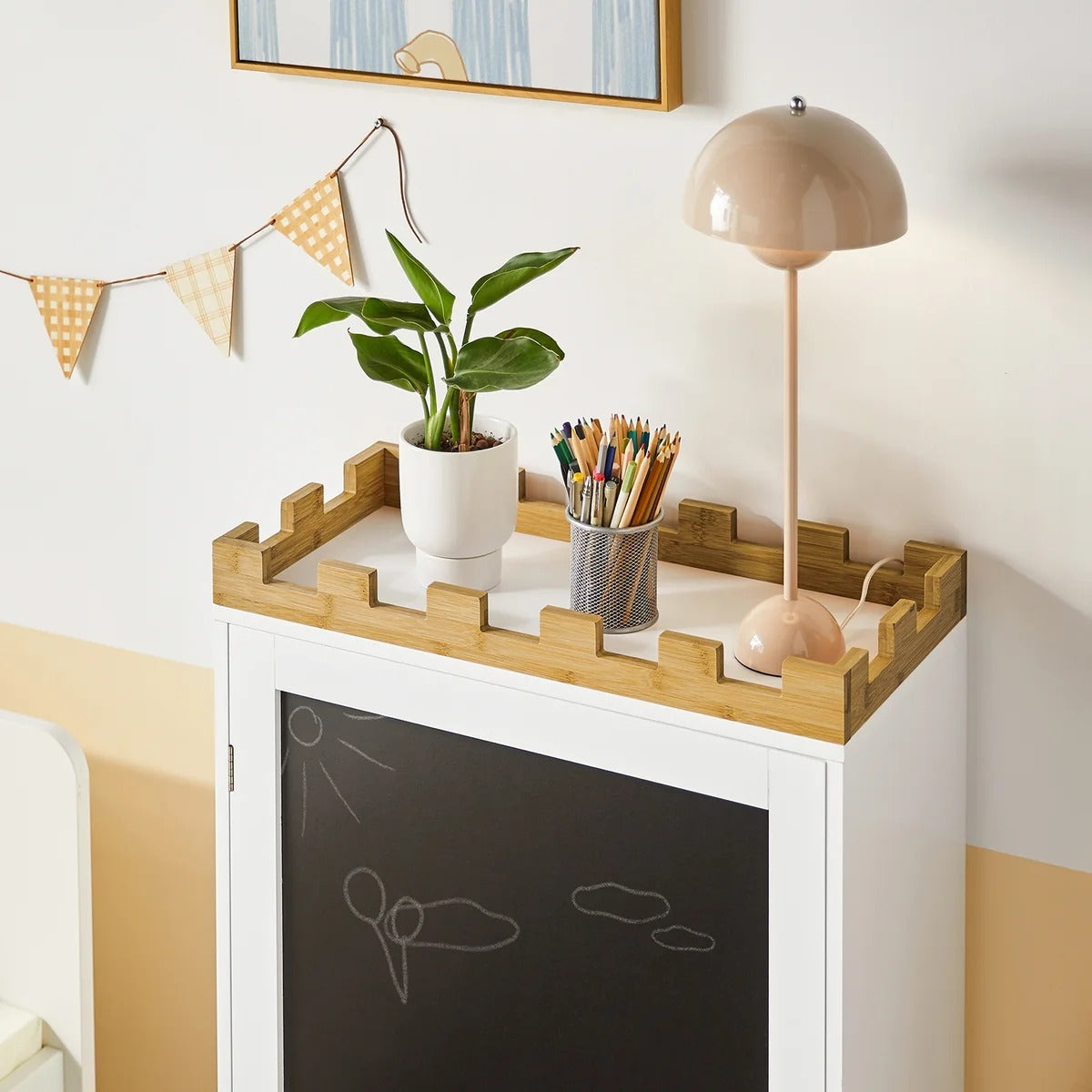 Montessori Kreativtafel Schloss
