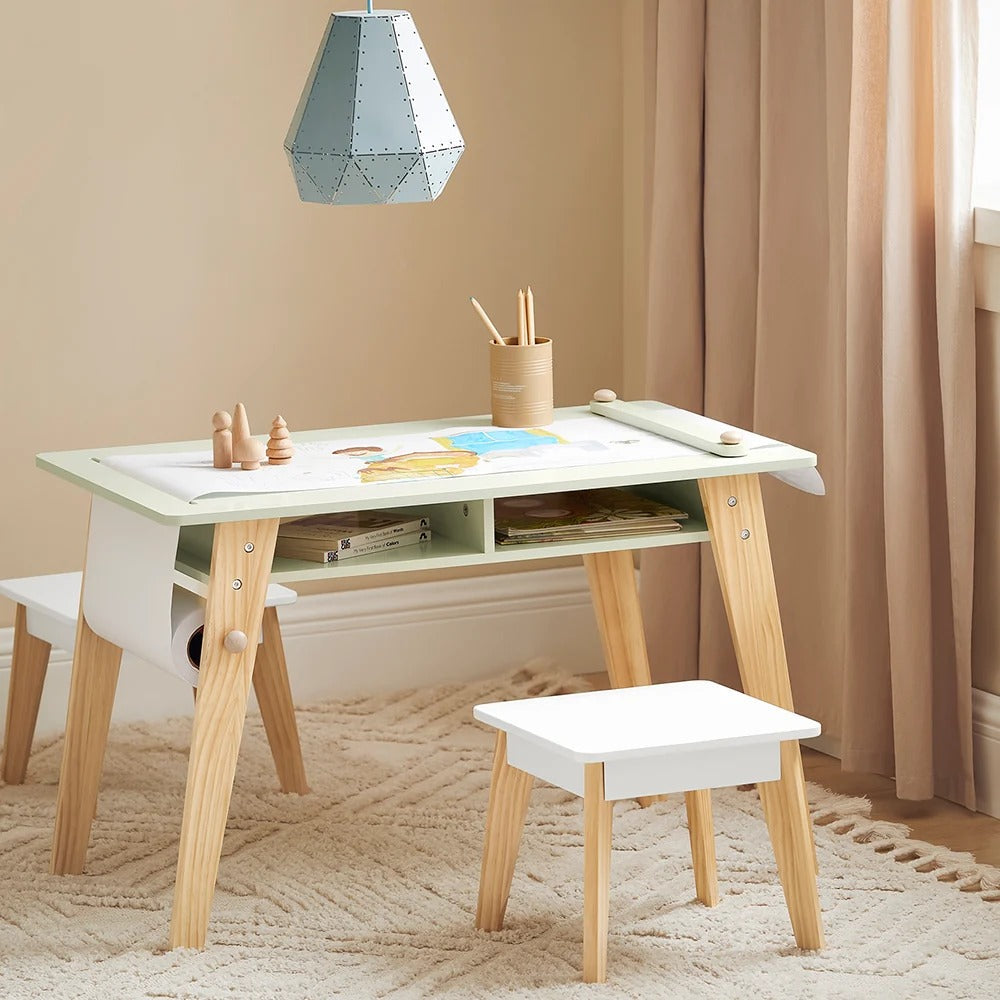 Doppelte Montessori Kreativschreibtisch