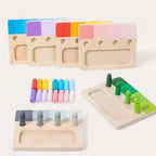 Montessori-Spiel zur Farberkennung