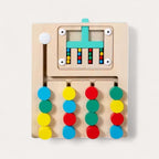 Montessori-Puzzle zum Sortieren nach Farben