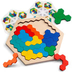 Montessori-Sechseck-Puzzle