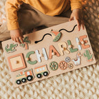 Individuell gestaltetes Holzpuzzle für Kleinkinder