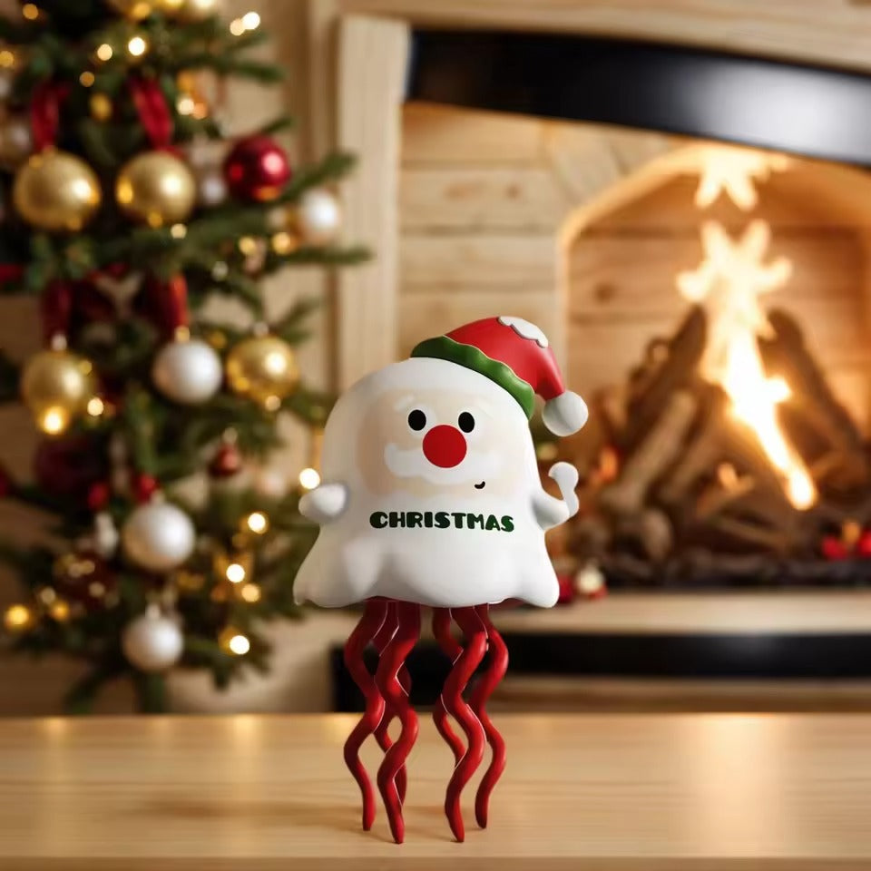 Montessori-Spielzeug: Weihnachtsfiguren mit Tentakeln
