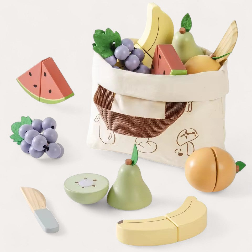 Montessori-Obst zum Ausschneiden
