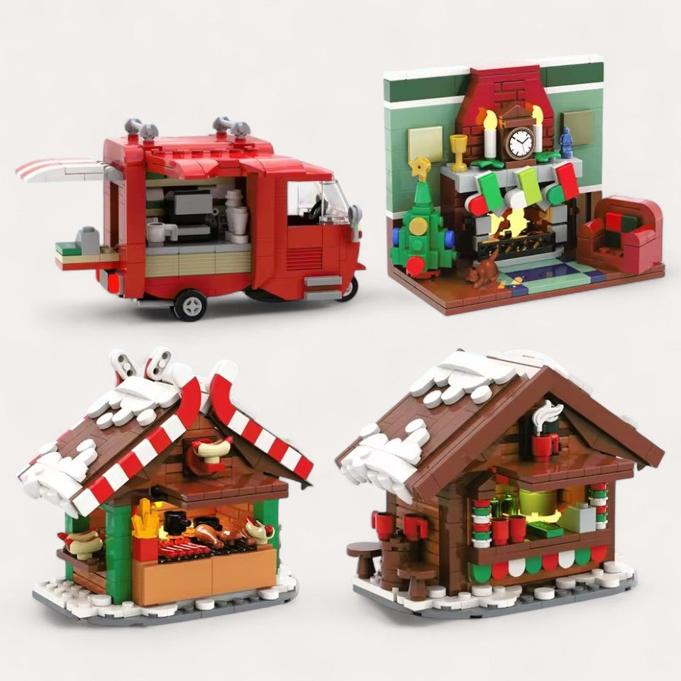 Montessori-Weihnachtsbauklötze
