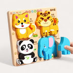 Montessori-Puzzles aus Holz