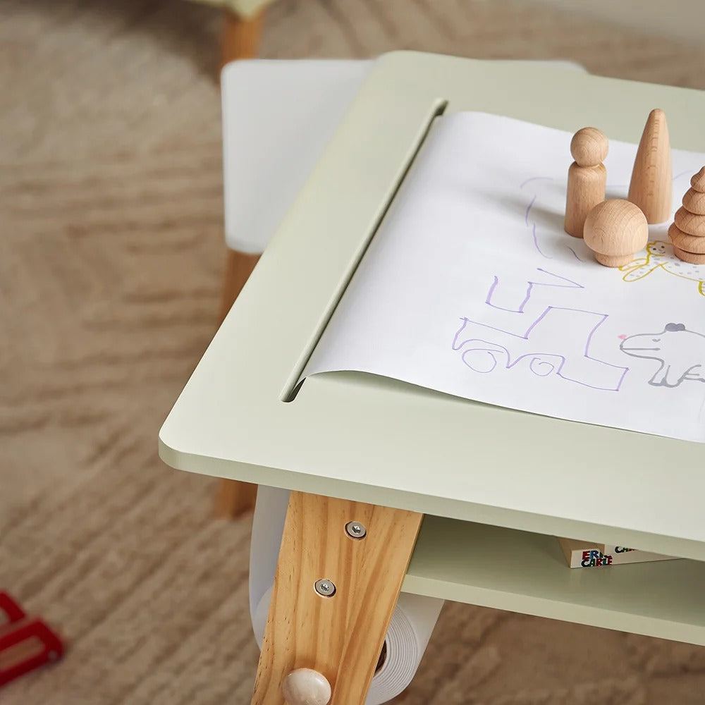 Doppelte Montessori Kreativschreibtisch