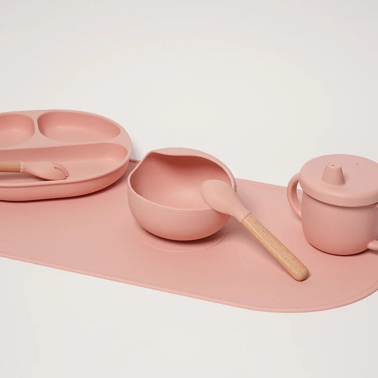 Montessori-Geschirrset aus Silikon für Babys