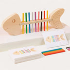 Montessori-Puzzle aus Fischknochen