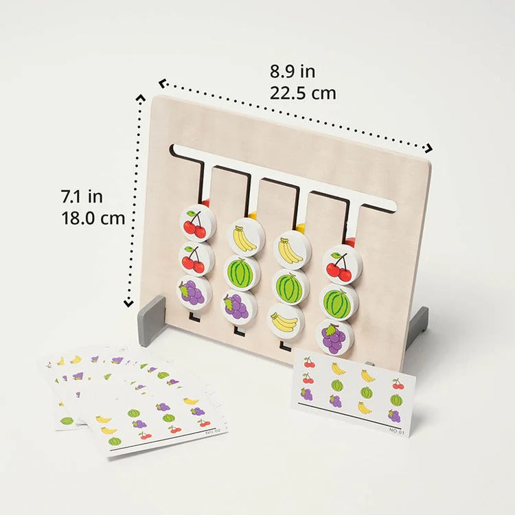 Zweiseitiges Montessori-Zuordnungsspiel