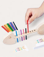 Montessori-Puzzle aus Fischknochen