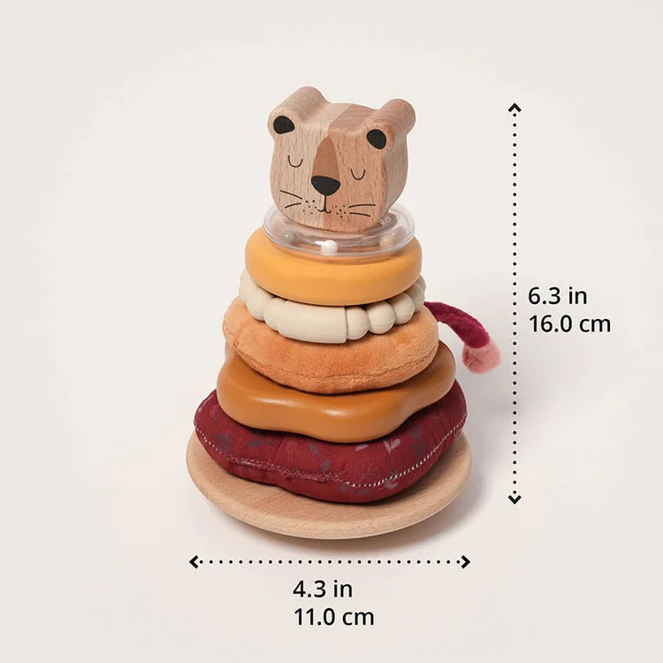 Montessori-Stapelspiel „Kleiner Löwe“