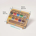 Montessori-Magnetpuzzle zum Sortieren nach Farben