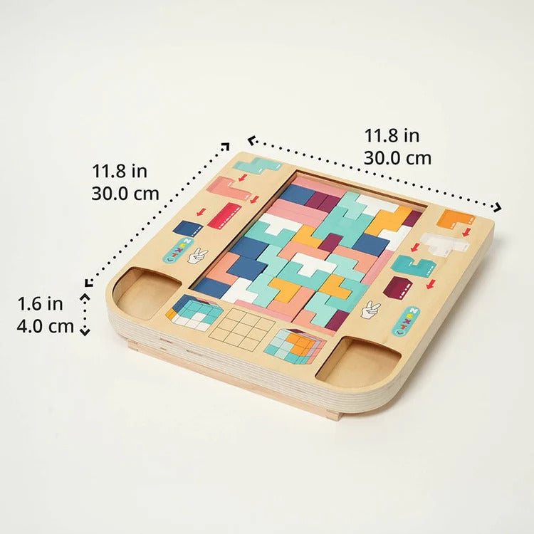 Tetris Montessori aus Holz