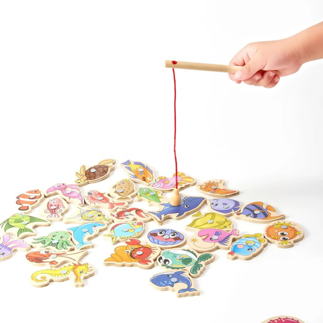 Montessori-Angel-Spiel aus Holz