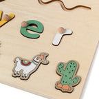 Individuell gestaltetes Holzpuzzle für Kleinkinder
