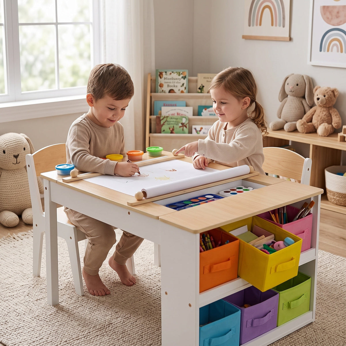 Montessori-Aktivitäten-Tisch