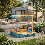 Montessori-Sandkasten mit Dach