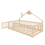 Bettboden aus naturbelassenem Kiefernholz 90x190 Lilla Kids