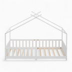 Weißes Holzbett in Hüttendesign für Kinder Tilda Kids