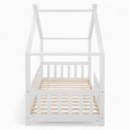 Weißes Holzbett in Hüttendesign für Kinder Tilda Kids