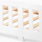 Weißes Holzbett in Hüttendesign für Kinder Tilda Kids