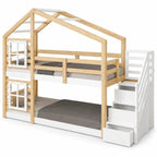 Etagenbett mit Rutsche und Treppe 90x190 Lilla Kids