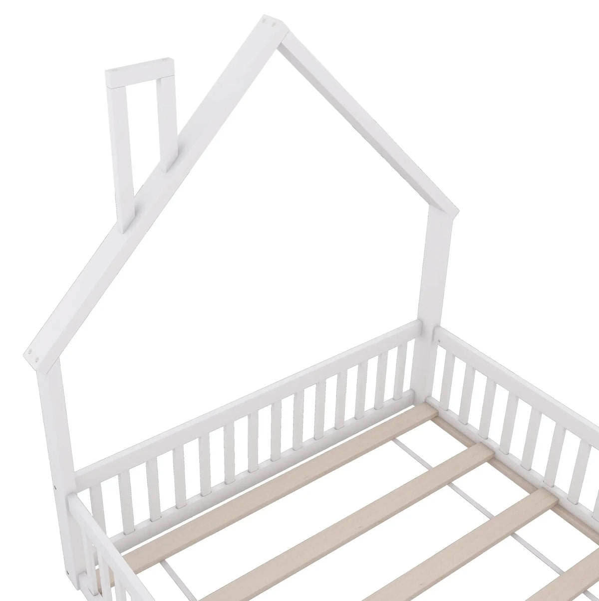 Gepolstertes Kinderbett in Kaminform 140x200 Lilla Kids