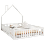 Gepolstertes Kinderbett in Kaminform 140x200 Lilla Kids