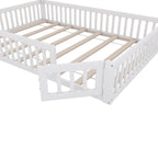 Gepolstertes Kinderbett in Kaminform 140x200 Lilla Kids