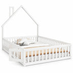 Gepolstertes Kinderbett in Kaminform 140x200 Lilla Kids