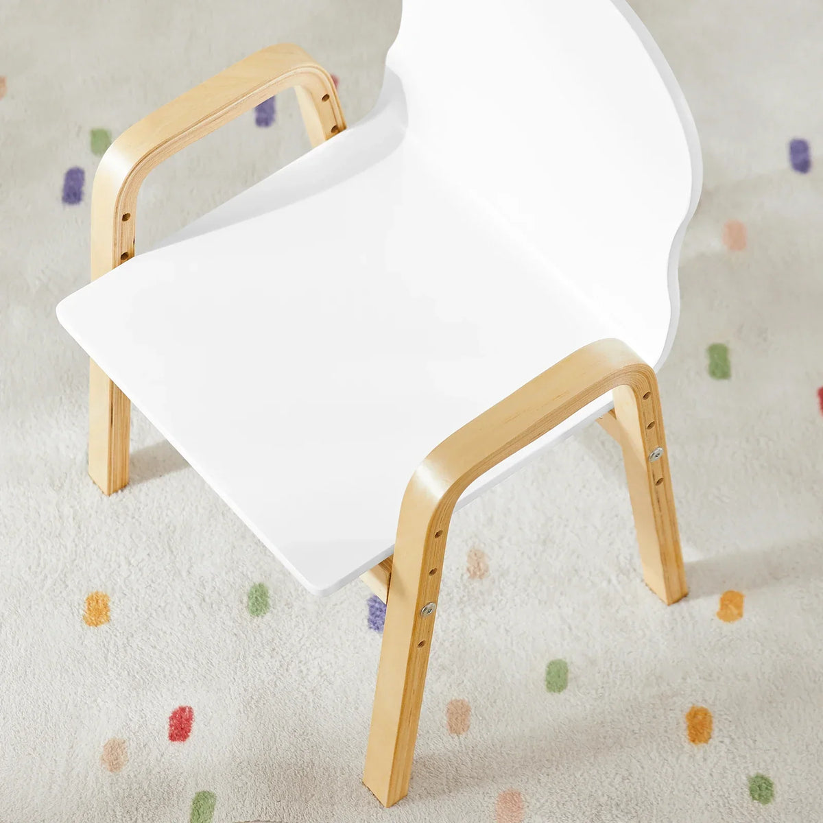 Set aus 2 verstellbaren Kinderstühlen mit Armlehnen Lilla Kids