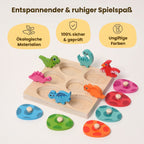 Montessori-Puzzle „Das Schlüpfen des Dinosauriers“