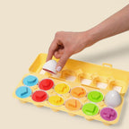 Montessori-Eier in geometrischen Formen