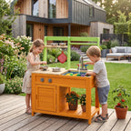 Montessori-Küche im Freien