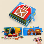 Interaktives Montessori-Pappbilderbuch