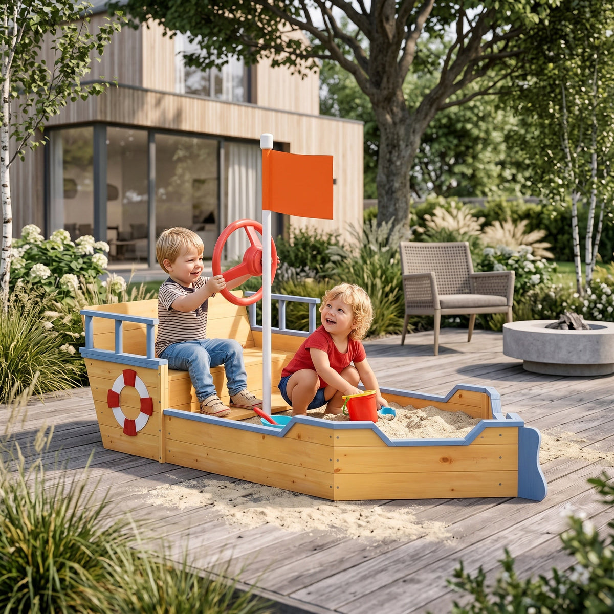 Montessori-Sandkastenboot