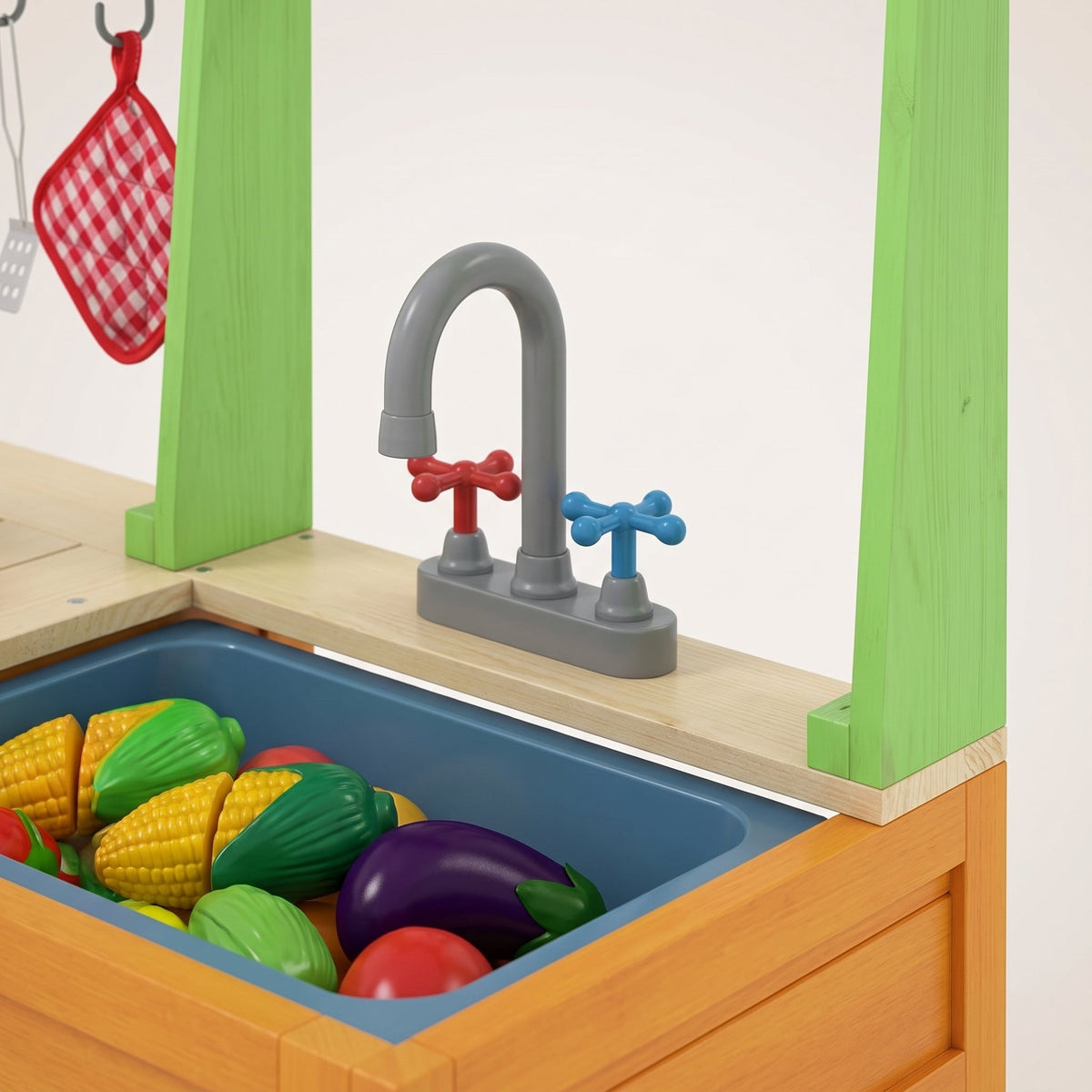 Montessori-Küche im Freien