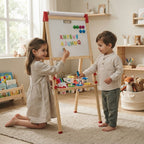 Doppelseitiges Montessori-Holztableau